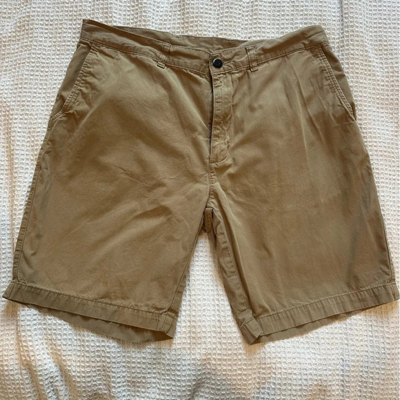 Patagonia Men’s All-Wear Shorts - 10" size 36 tan sand 100% cotton Style #57726 - Picture 2 of 5
